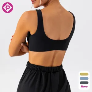 Fitness Clothing Soft Fabric Basic Yoga Bra Push up Crop Gym Running Exercise Workout Women Sports Bra
