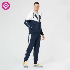 Men's Winter Sports Training Suit Wholesale Plus Size Windproof Quick-Dry Track Suits Includes Sweater Trousers Two-Piece Set