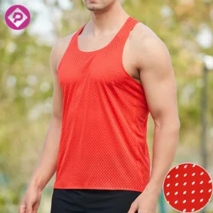 Mesh Quick Drying Gym Top 61g Ultra Light Men Stringer Sports Vest Summer Outdoor Custom Men Tank Top