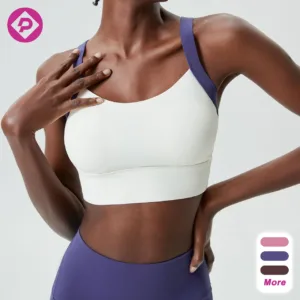 New Style Cross Back Bra Align High Strength Gym Fitness Tops Shockproof Support Sports Yoga Bra