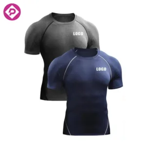 Compression Shirt Men's Elastic Quick Drying Running Short Sleeve Sports Fitness Tights Men T-shirt