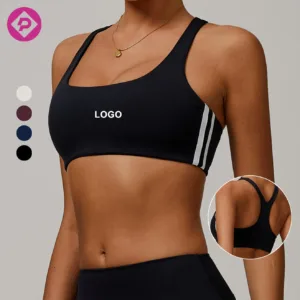 Custom Logo Women's Plus Size Fitness Sexy Gym Bra Athletic Wear Workout Sports Yoga Bra for Ladies