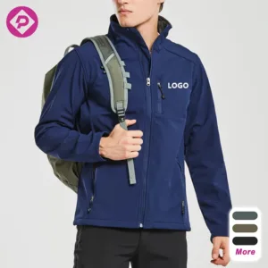 High Quality Men's Softshell Rock Climbing Windbreakr Camping Stand Collar Heated Sports Jacket for Outdoor