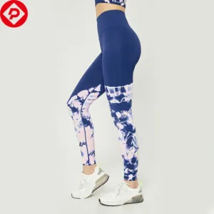 New Arrival Seamless Tie Dye Leggings Elastic Booty Tights High Waist Women Yoga Pants Leggings