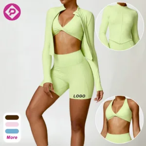 3PCS Quick Dry Women's Trendy Gym Yoga Clothes Gym Fitness Wear Yoga Suits Women Skinny Gym Fitness Sets