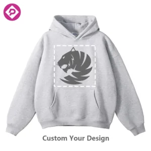 In Stock Plain Style 350GSM Unisex Hooded Sweatshirt Cotton Oversized Solid Men's Custom Blank Hoodies