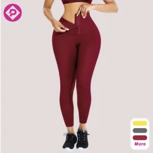 High Waist Legging Workout Sweat Body Shapers Slimming Fit Butt Lift Women Waist Trainer Yoga Pants