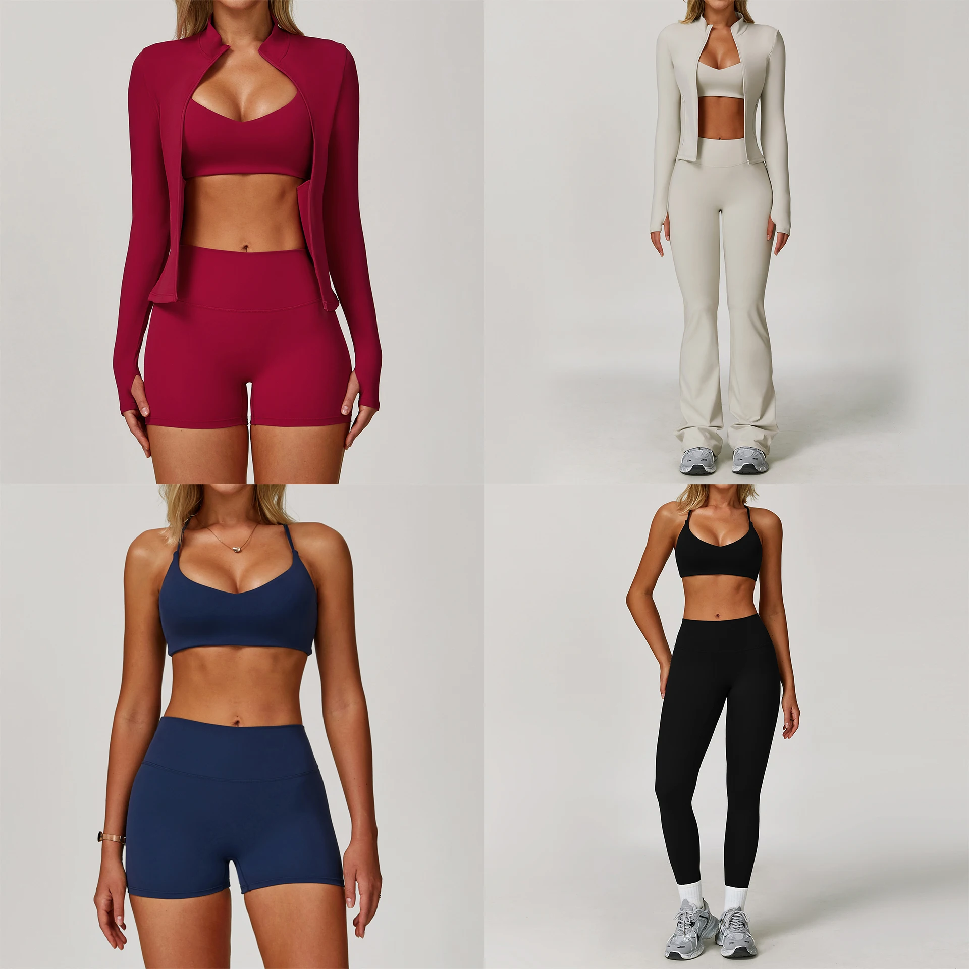 Quick-drying and breathable running yoga set