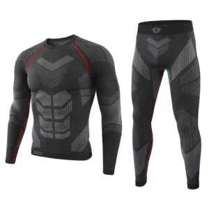 Custom Plus Size Men Long Johns Seamless High Collar Sport Base Layer  Thermals Underwear Set for Cold Weather