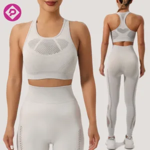 2 Piece Gym Fitness Set High Waist Tummy Control Lightweight Women Digital Printing Washed Yoga Set