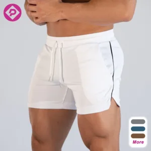 Quick Dry Mesh Beach Shorts Training Sports Fitness Gym High Elasticity Drawstring Shorts for Men