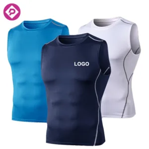Wholesale Striped Men's Sports Vest Custom Blank Muscle Fitness Tank Top High Quality Sports Fitness Singlet