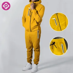 Manufacturer Custom Full Zip up Training Hoodie High Quality Oversize Blank Sportswear Set Men Tracksuits