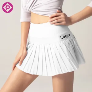 Custom Logo High Quality Embroidered Women's Pleated Skirt Shorts Lined With Golf Tennis Skirt Breathable Sport Women's Skirts