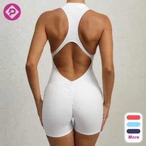 High Quality Women Fitness Jumpsuit One Piece Bodysuit Tight Workout Jumpsuit Sports Yoga Jumpsuits for Women