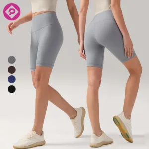 Flat Butt High Waist Tummy Control Slim Fit Biker Shorts Jogger Outdoor Training Legging Gym Fitness Yoga Shorts