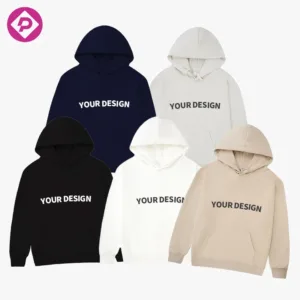 380 GSM Custom Logo Blank No Strings Hoodies French Terry Oversized Drop Shoulder Sweatshirt Hoodie for Men