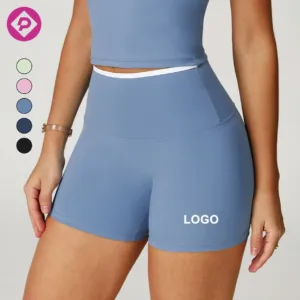 Scrunch Butt Fitness Custom High Waist Quick Dry Workout Activewear Elastic Sports Women Yoga Gym Athletic Shorts