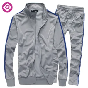 Custom High Quality Tracksuits Men Sportswear Set Slim Fit Running Gym Polyester Long Sleeve Jacket Sweatpants Blank Tracksuits