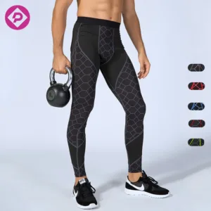 Fitness Compression Pants Dry Sports Running Workout Tights Leggings Gym Thermal Base Layer for Men