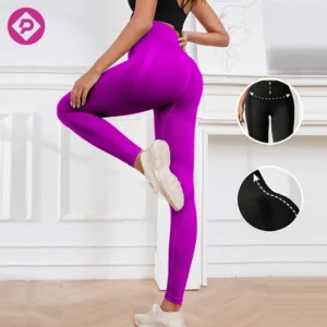 Custom Seamless High-waisted Lifting Fitness Yoga Pants Peach Hip Sports Workout Scrunch Push up Leggings