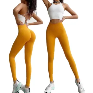 Custom High Waist Leggings Fitness Workout Seamless Tights Sexy Booty Women Butt Lift Yoga Pants