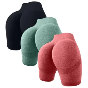 Compression Workout Fitness Yoga Running Shorts Five Point Gym Pants Booty Scrunch Butt Biker Shorts Women