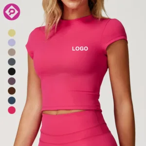 Small Flying Sleeve Tight Yoga Top Thin Quick Dry Running T-shirt Short Sleeve Fitness Top Yoga Shirts for Women